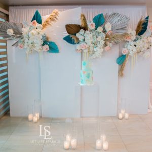 Louiza Shards Backdrop hire Sydney