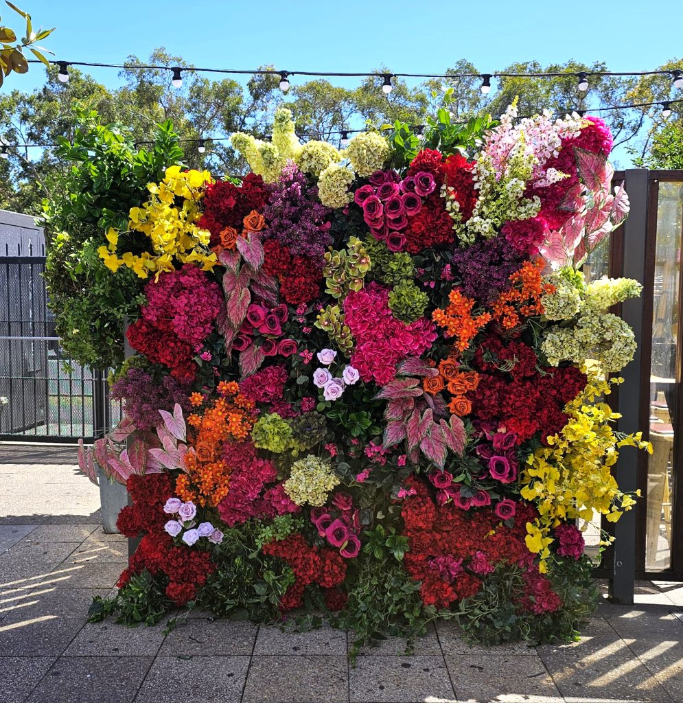 Albion Flower Wall hire Sydney