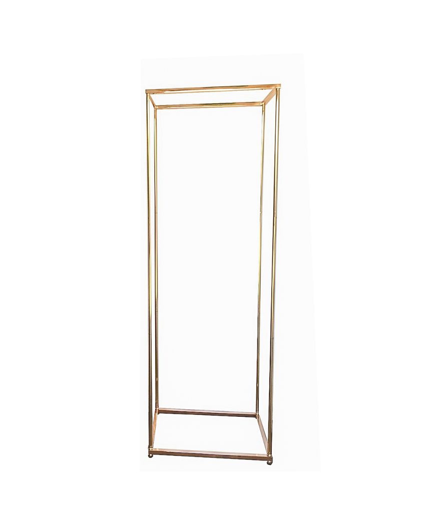1.8m Gold Metallic Stand hire Sydney