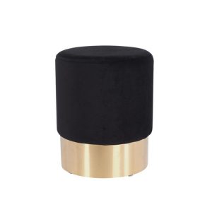 Black Paris Ottoman hire Sydney