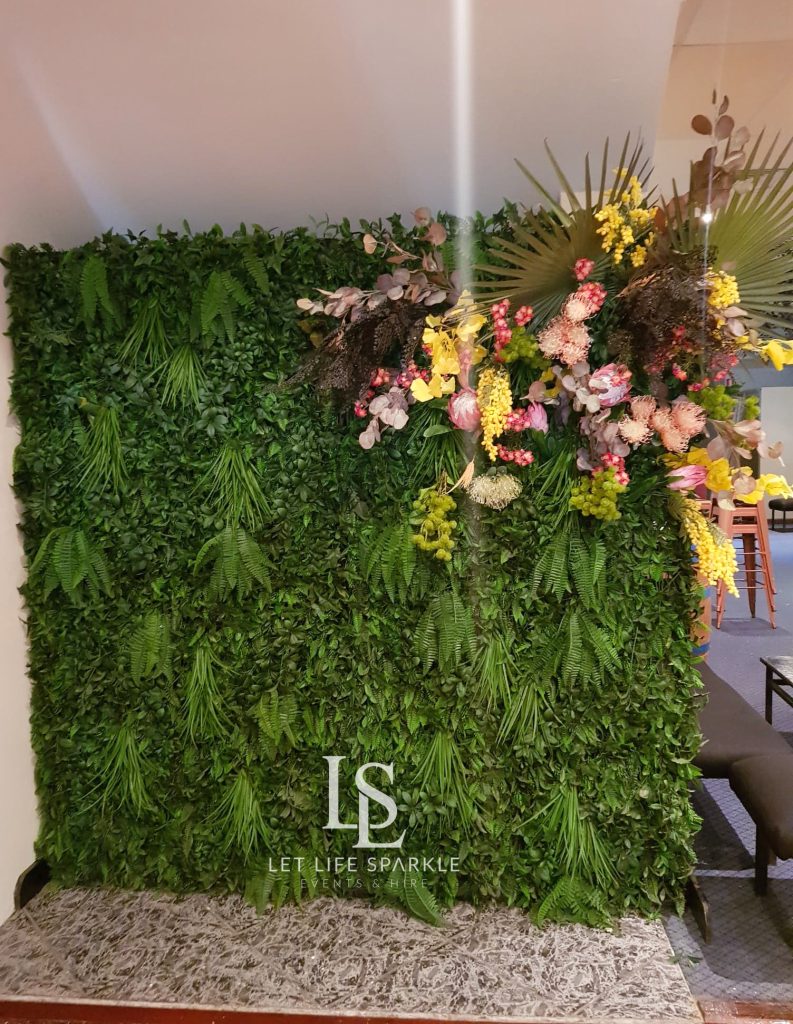 Aussie Foliage Wall hire Sydney