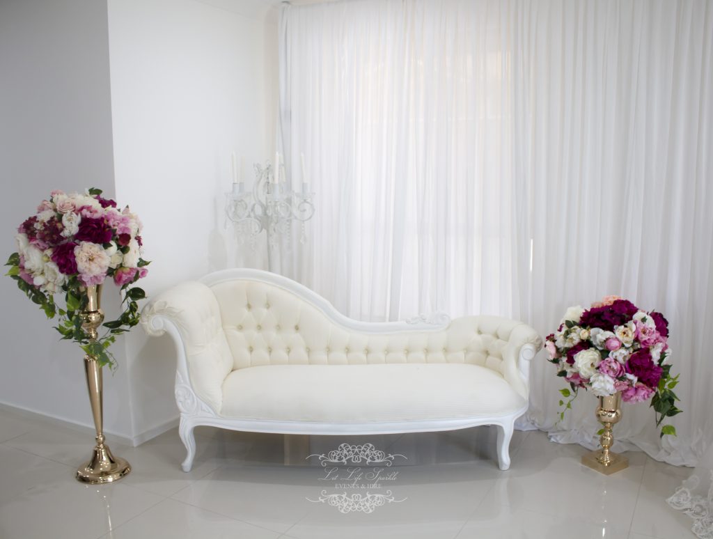 Aurora Chaise Lounge hire Sydney