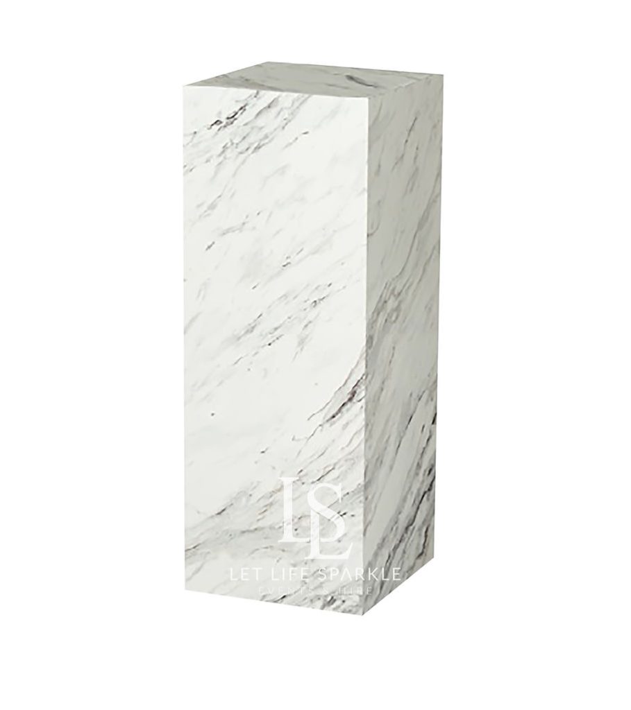 110cm Marble Plinth hire Sydney