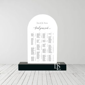 Curved White Stand hire Sydney