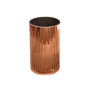 20cm Copper Ripple Vase hire Sydney