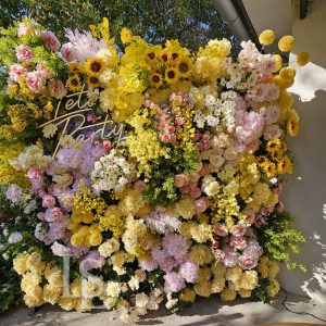 Sunrise Flower Wall hire Sydney