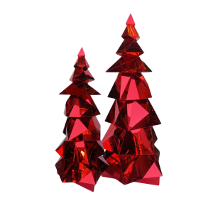 Red Mirrored Tree Duo hire Sydney