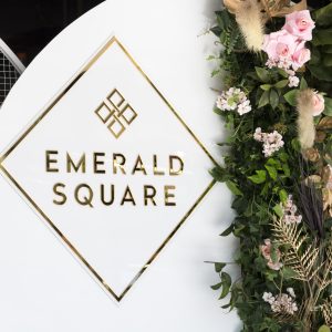 3D Clear Acrylic Signage hire Sydney