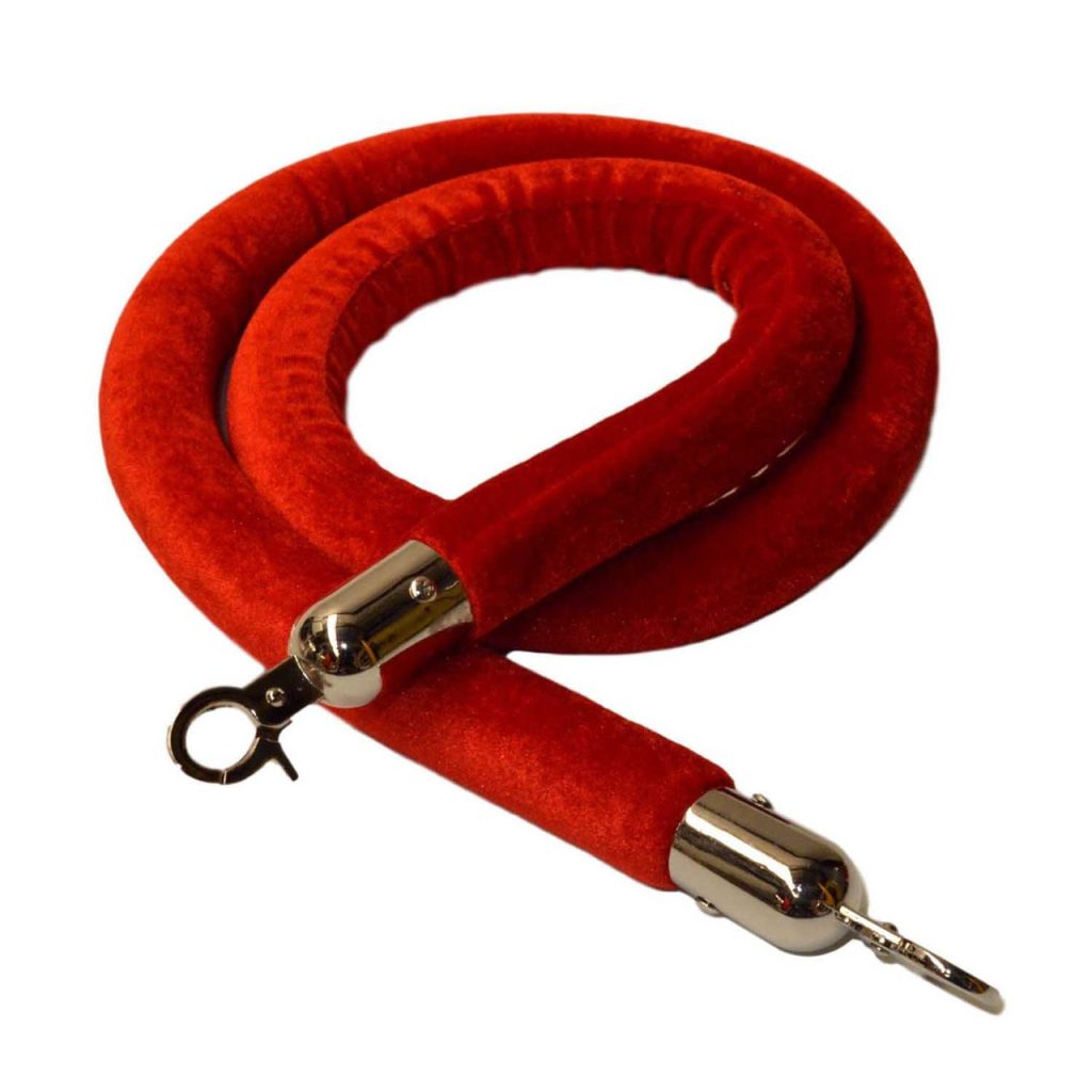 Red Silver Rope hire Sydney