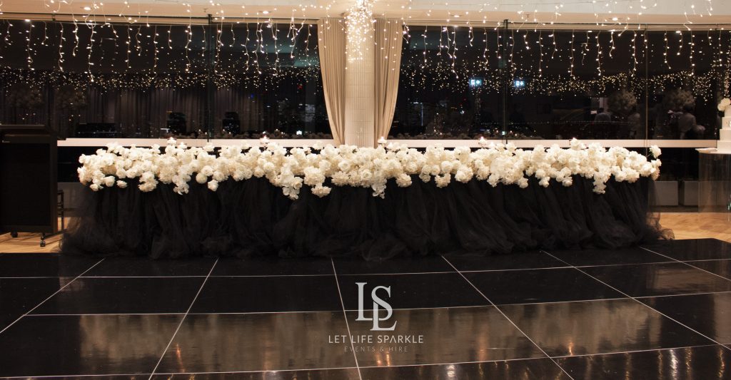 Short Fairylight Canopy hire Sydney
