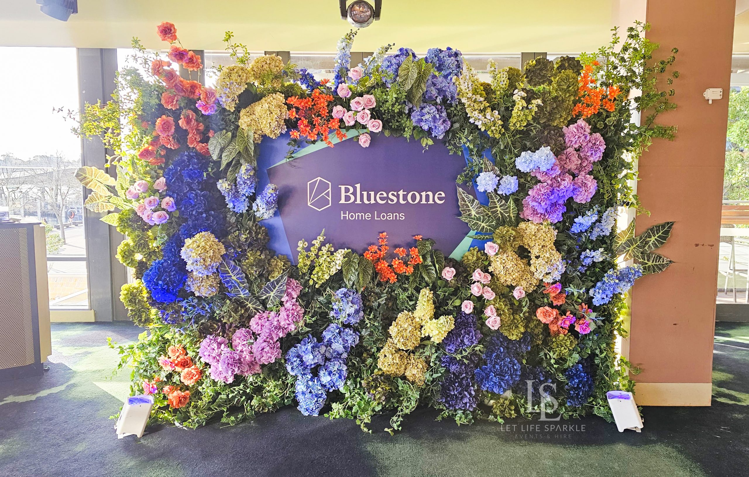 Bluestone Flower Wall hire Sydney