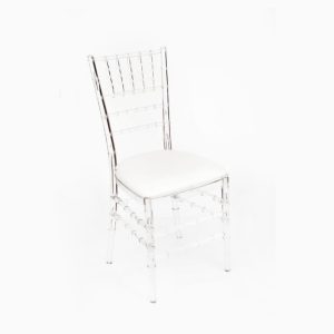 Clear Tiffany Chair hire Sydney