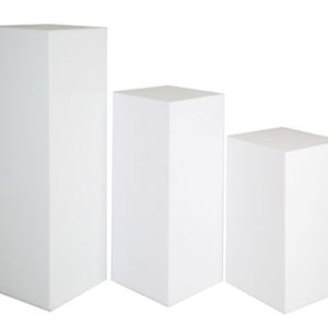 White Square Plinth Package