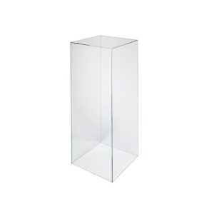 90cm Clear Square Plinth