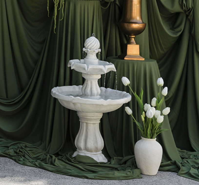 100cm White Fountain hire Sydney