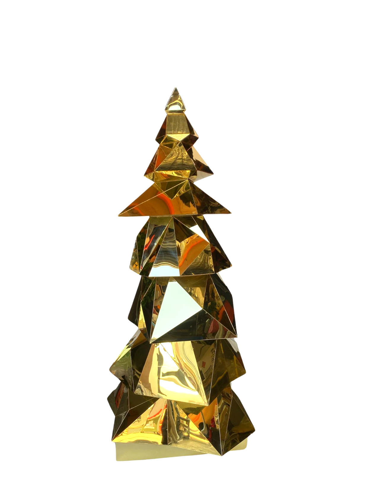 1.9m Gold Mirrored Tree hire Sydney