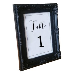 Black Ornate Table No. hire Sydney