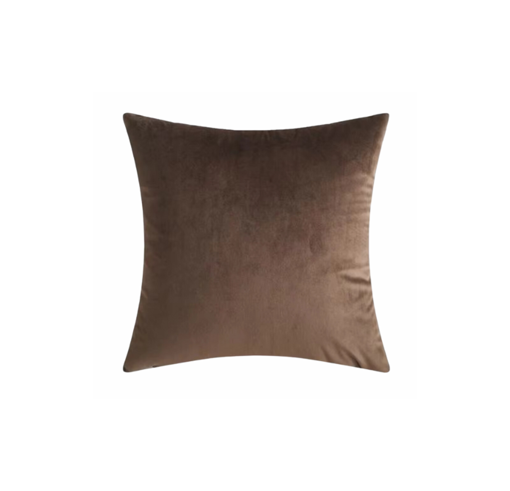 40 x 40cm Mocha Cushion hire Sydney