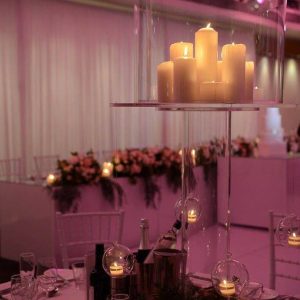 Artemis Candelabra + Floral Halo hire Sydney