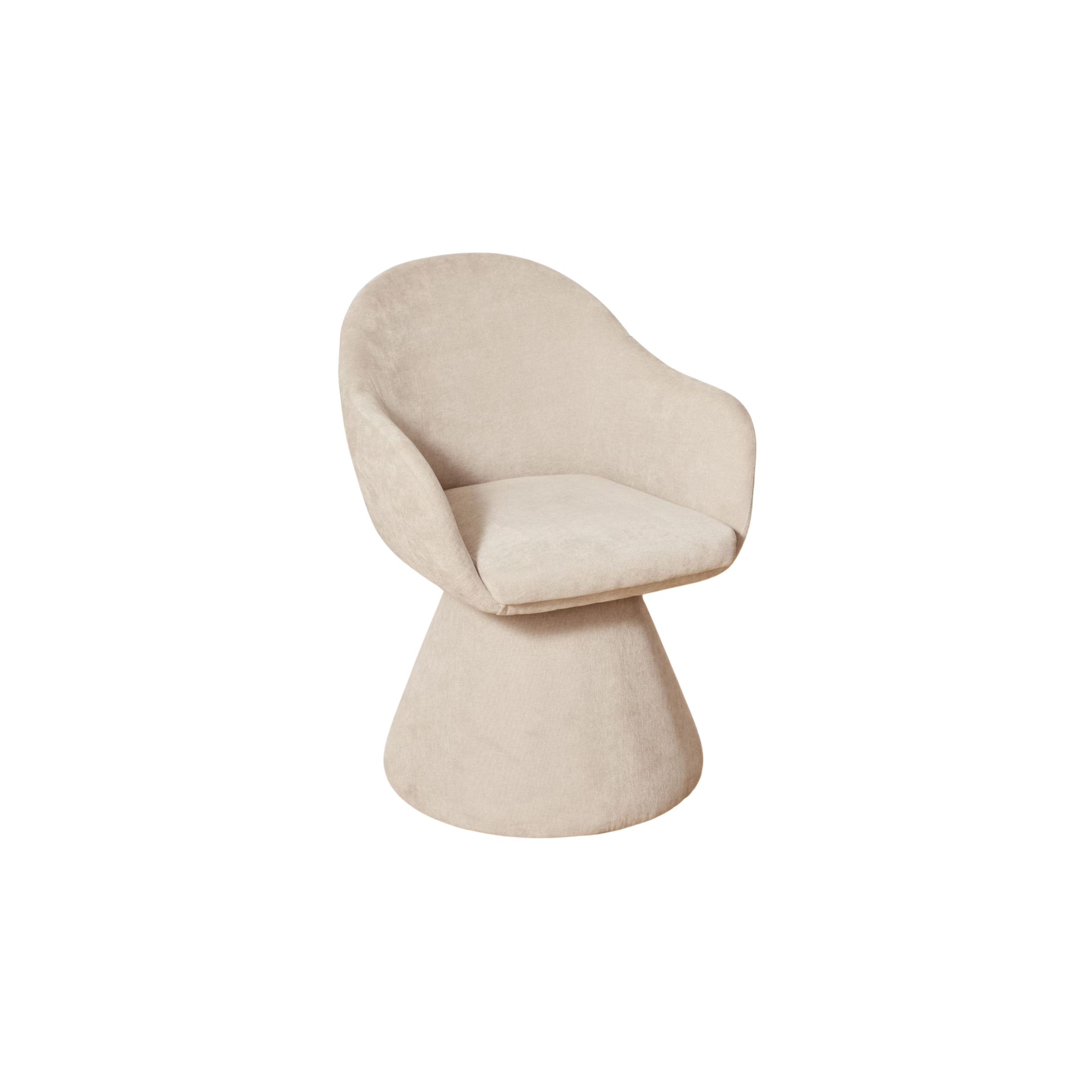 Petra Swivel Armchair – Natural