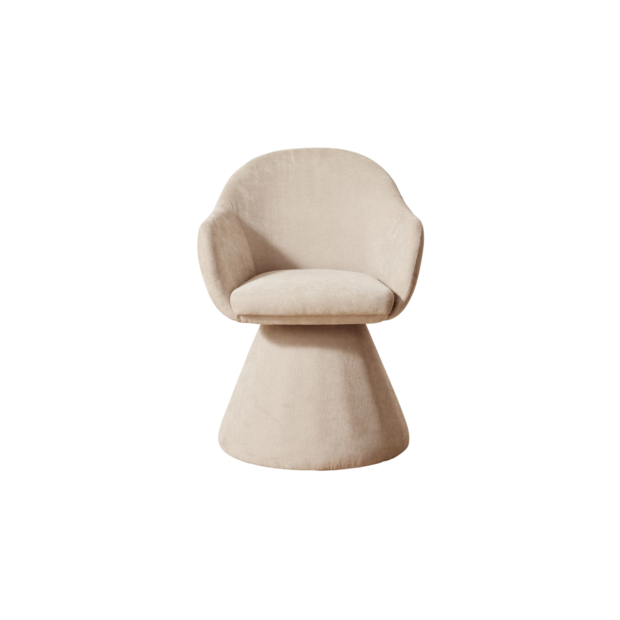 Petra Swivel Armchair – Natural