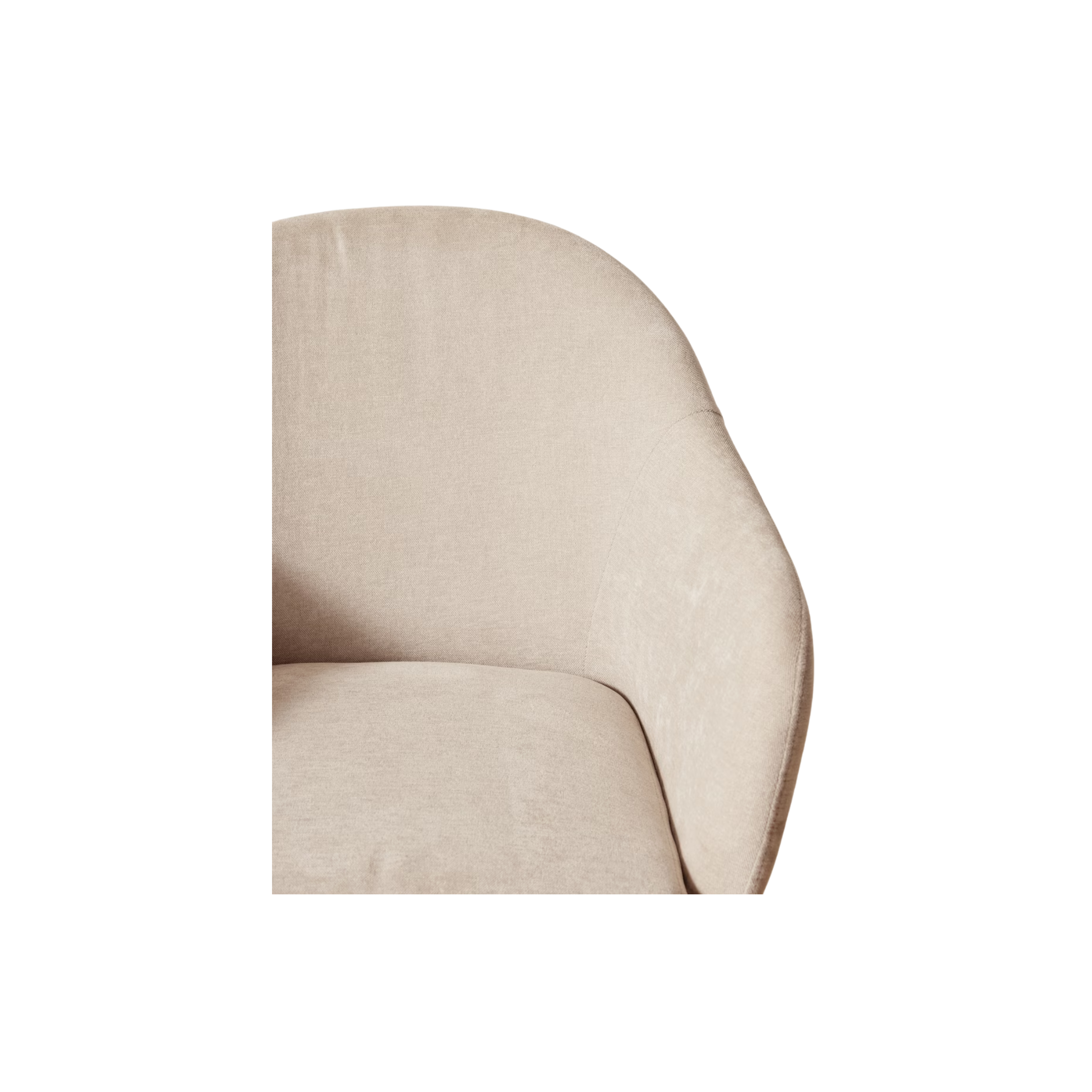 Petra Swivel Armchair – Natural
