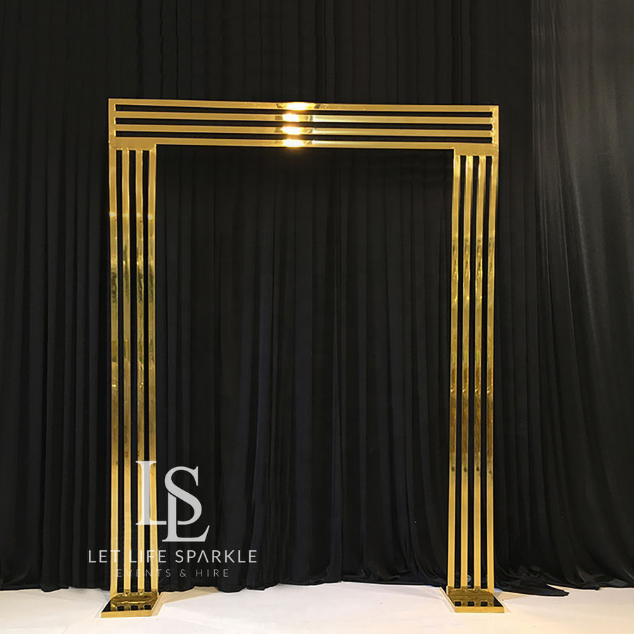 1.8m Baci Gold Arch