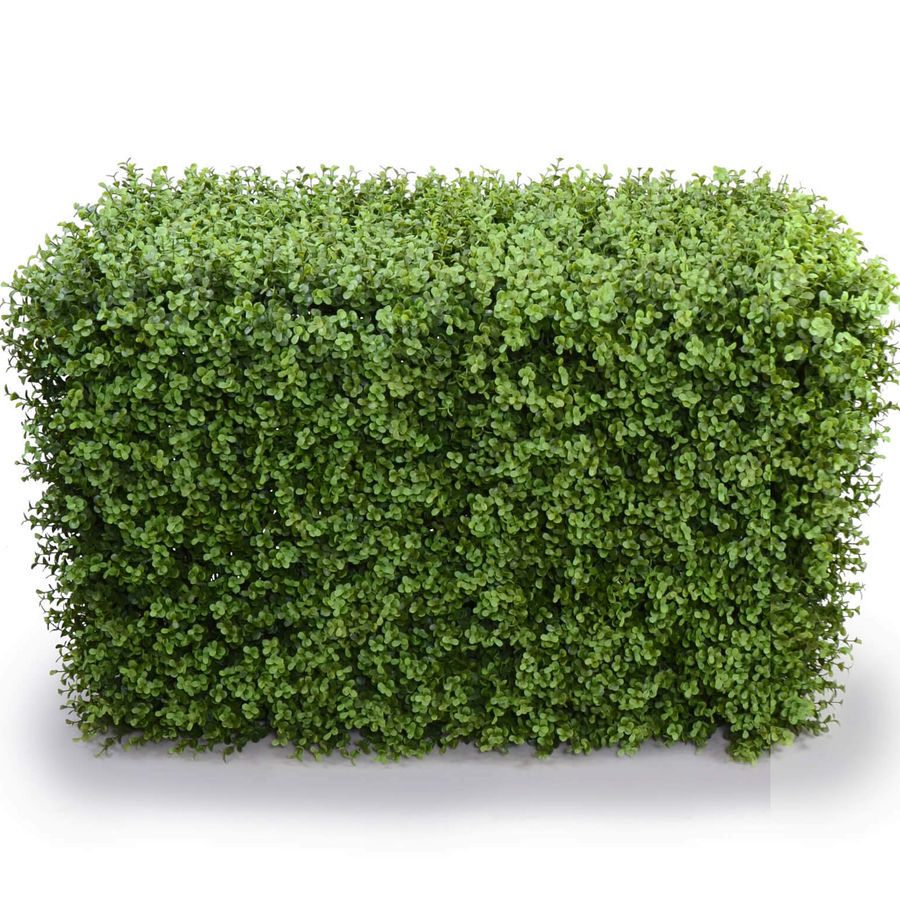 100cm Rectangular Deluxe Faux Hedge