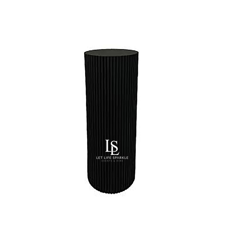 120cm Black Rocco Plinth