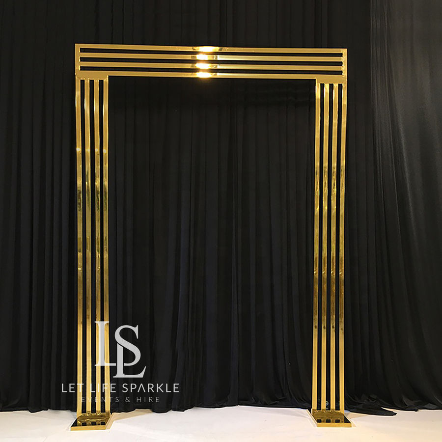 2.2m Baci Gold Arch