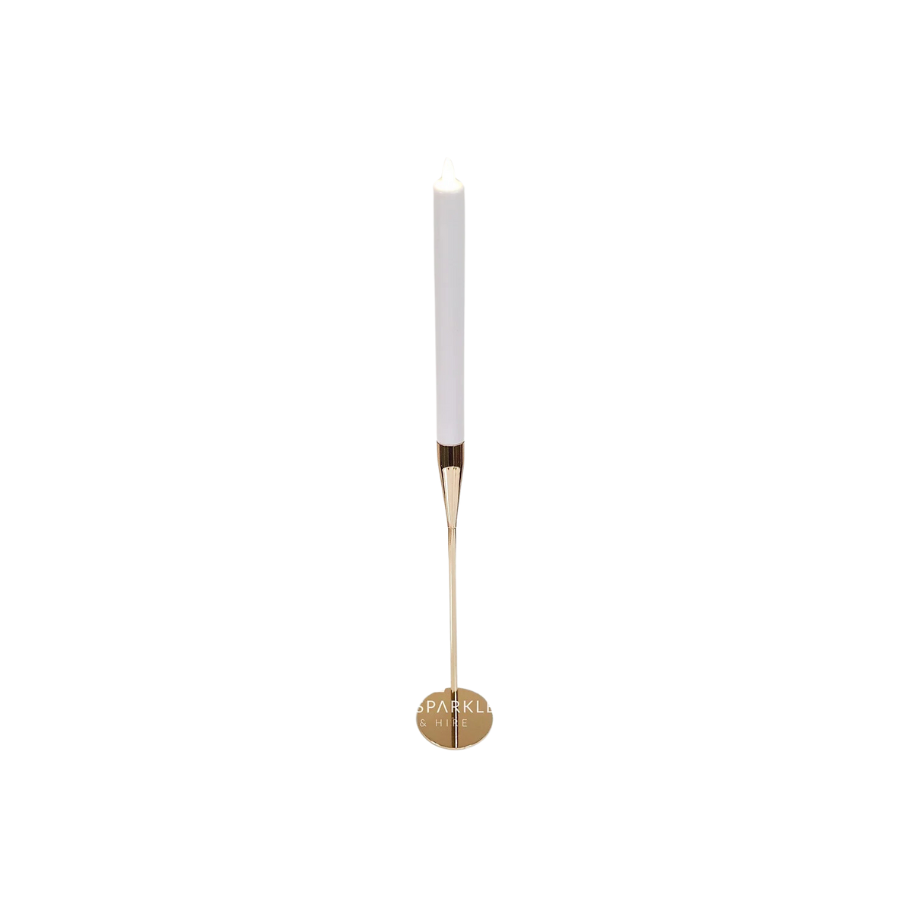 26cm Gold Cleo Candle Stick