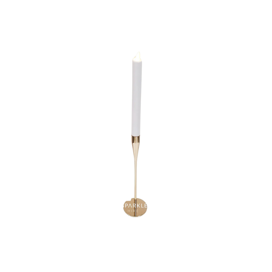 32cm Gold Cleo Candle Stick
