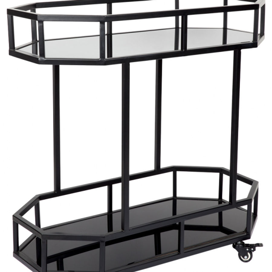 Black Cyprus Bar Trolley