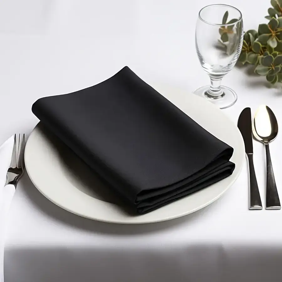 Black Napkin
