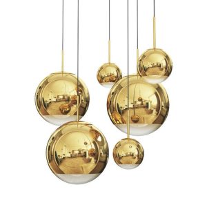 Gold Sphere Pendant