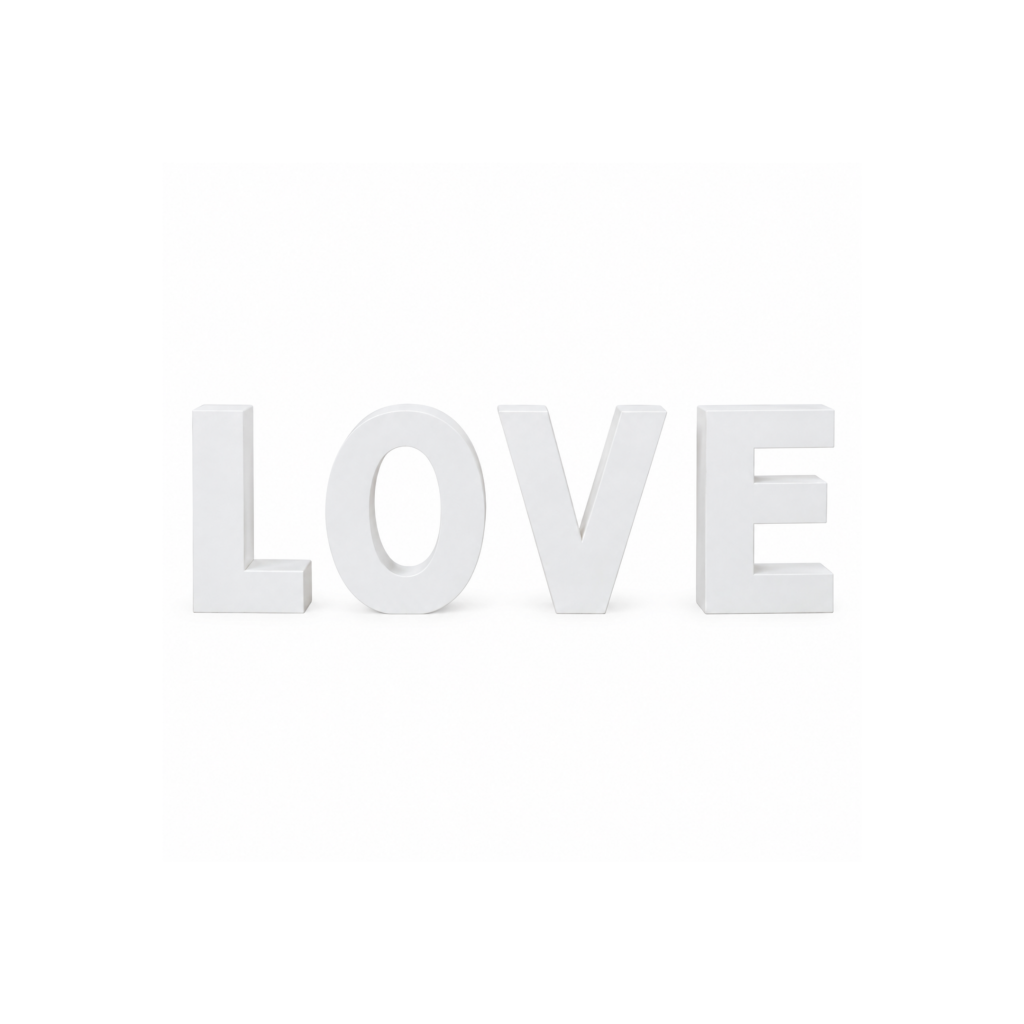 1.5m Giant LOVE Sign
