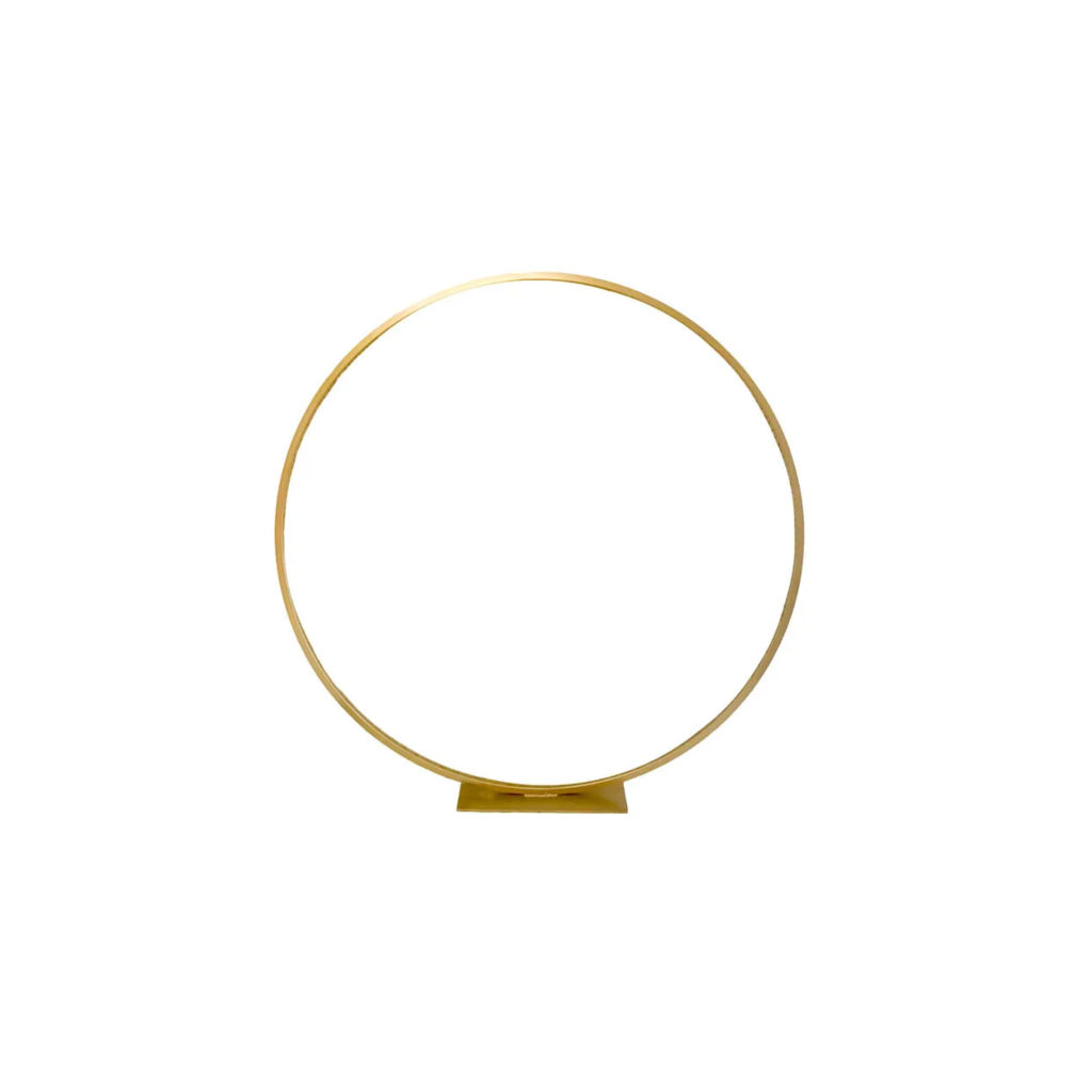 2m Gold Hoop Arch