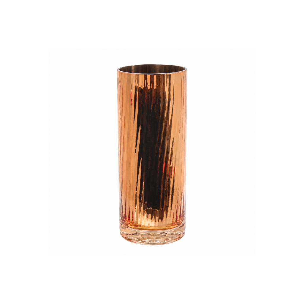 30cm Copper Ripple Vase