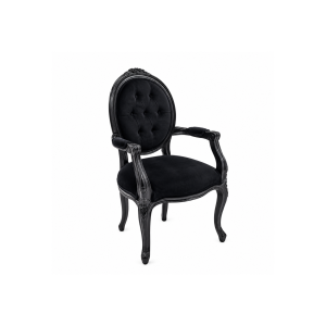 Luis Black Armchair